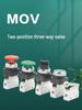 MOV-01-02-03A: Manuelles pneumatisches Regelventil - Zwei-Wege-Drei-Wege-Richtungsventil