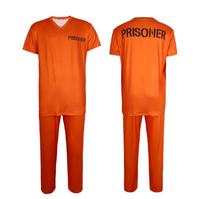 Halloween Luigi Kostyme Fangeuniform 5 Cosplay onesie Oransje Fangeuniform