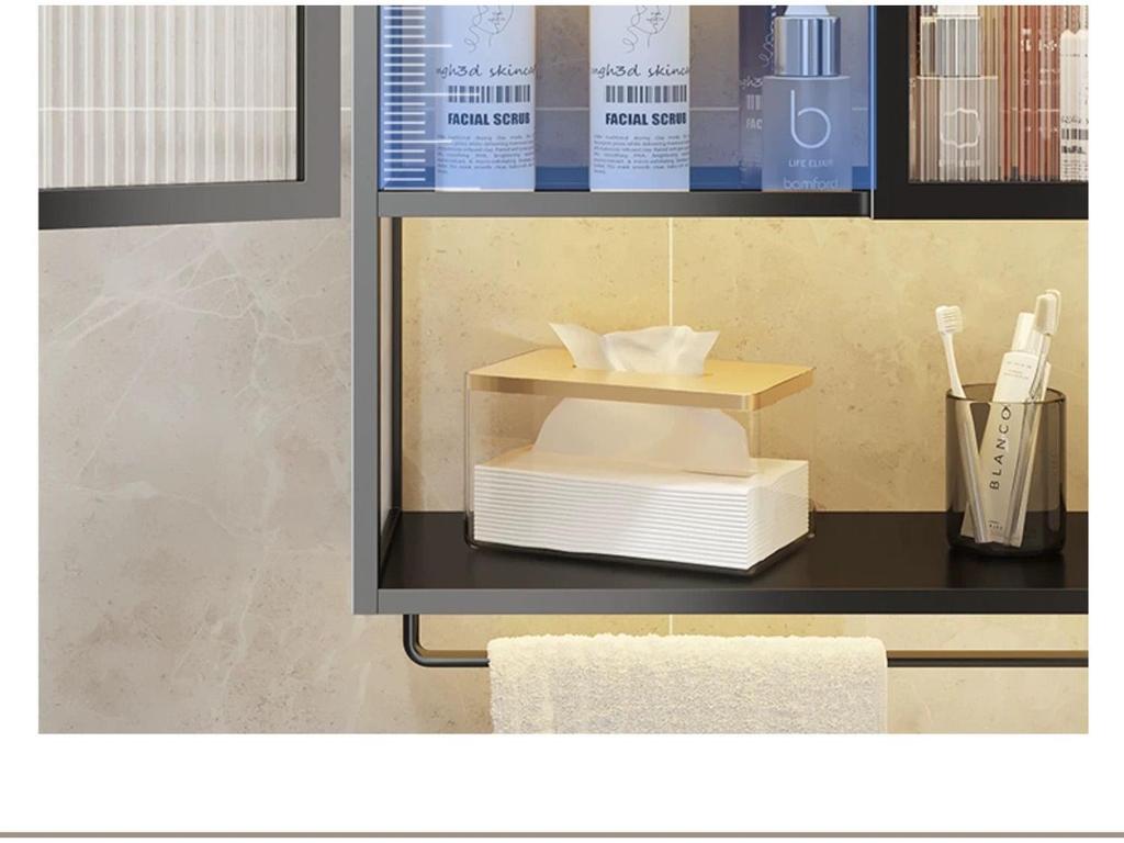 Waterproof Wall-Mounted Toilet Vanity Storage Cabinet