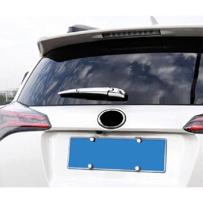 For Toyota RAV4 2013-2018 Chrome Car Rear Window Rain Wiper Blade Cover Trim Cap