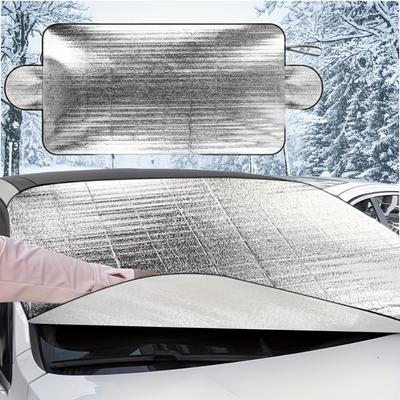 Auto-Schneeabdeckung, universeller Anti-Schnee-Schutz für die Windschutzscheibe vorne und hinten, Visier, Staubschutz, Winter-Windschutzscheiben-Sonnenschutz