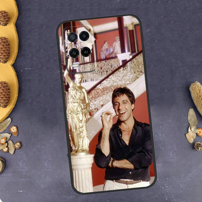Scarface Tony Montana Phone Case For Oppo A40 A60 A80 A78 A98 A18 A38 A58 A74 A94 A54 A16 A76 A96 A15 A17 A77 A57S