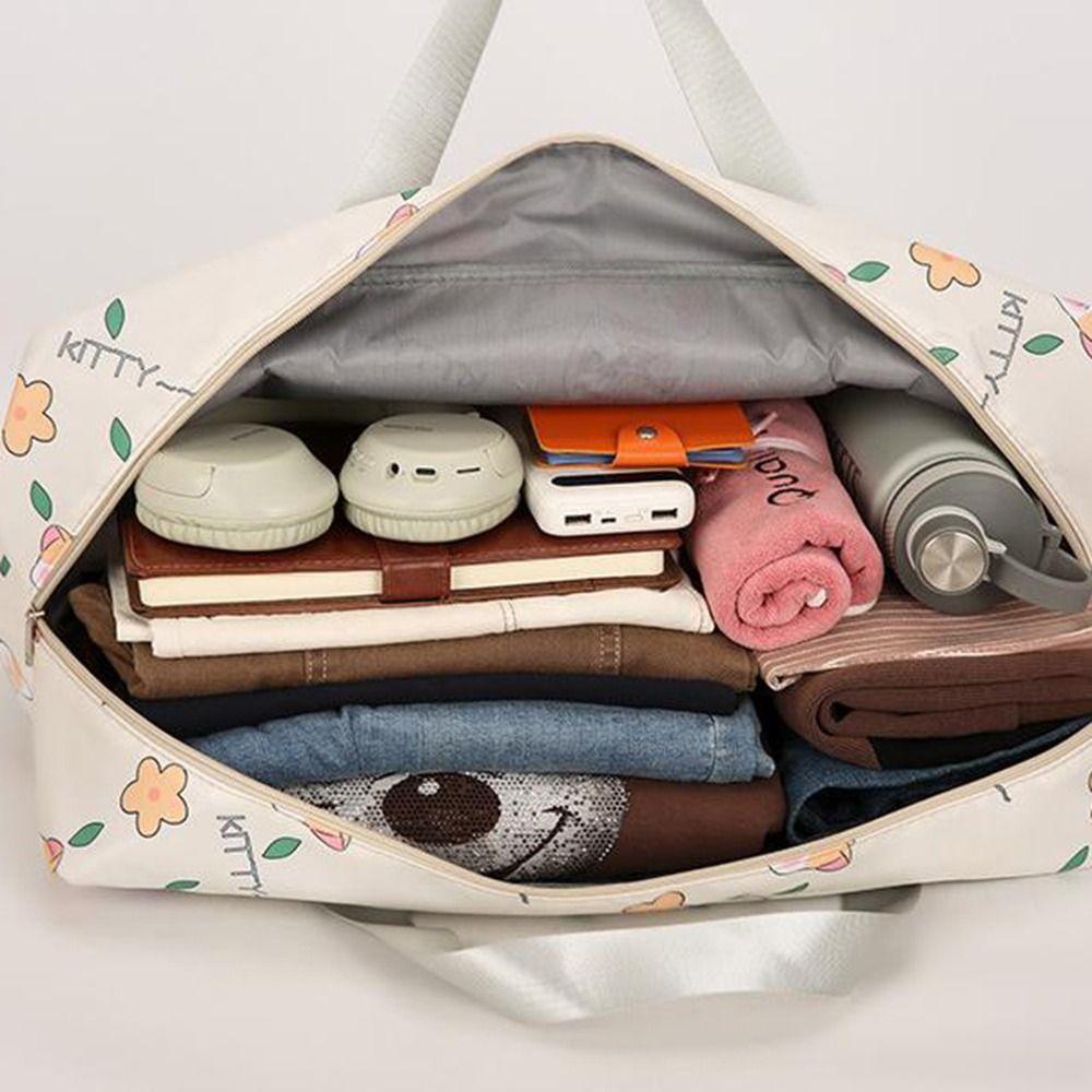 Cartoon Handheld Storage Bag Casual Sport Training Bag Student Quilt Storage Bag Business Trip
