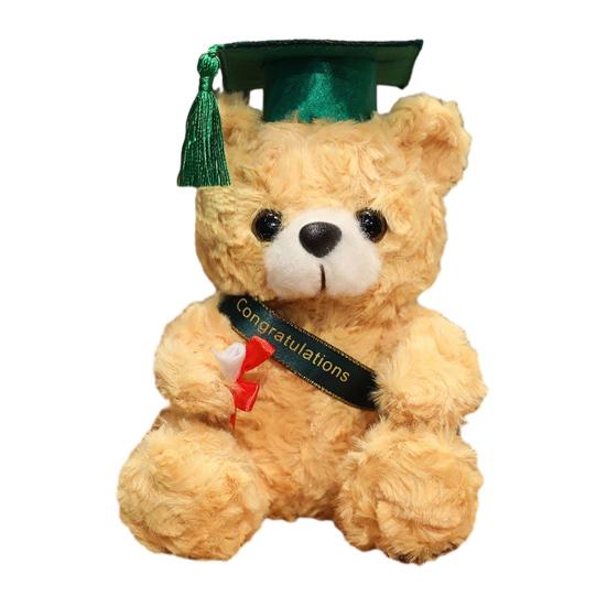 Personalized Graduation Gifts 2026 for Her, 7-Inch Teddy Bear, Soft Plush Graduation Mascot for College High School, Grade Graduation Gifts 18cm B