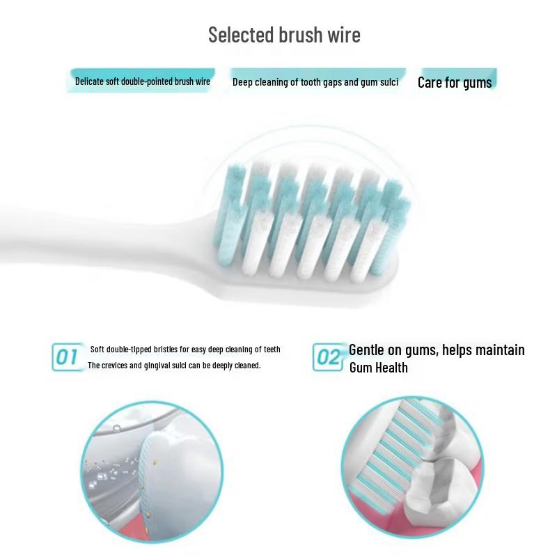 Leng Suan Ling Cloud Feel Extra Soft Gum Care Toothbrush, 10-Pack