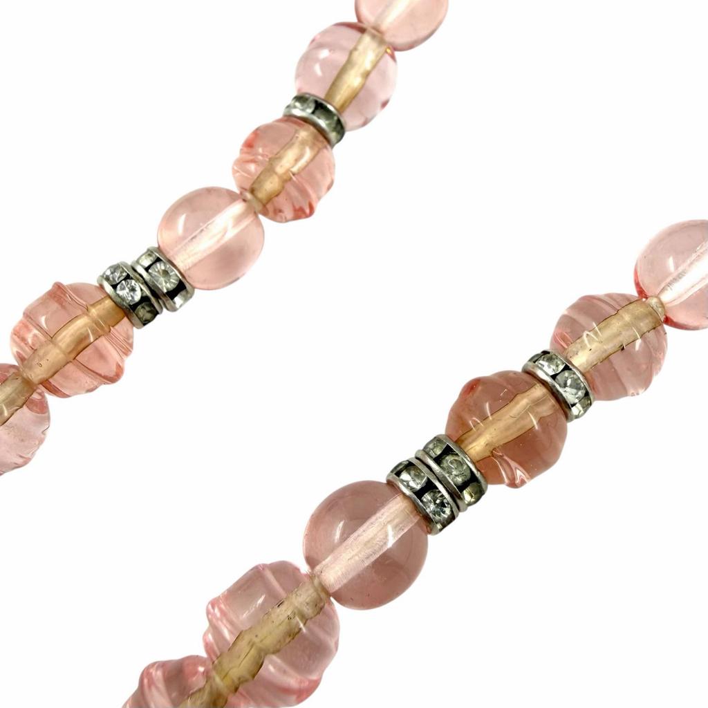 Excellent CHANEL Necklace pink Women B23S Used