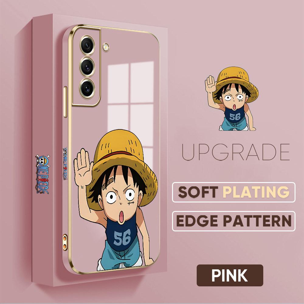 Colorful Printing Patterns Square Edge Pattern Casing Plated Phone Shell Luxury Plating Soft Phone Case for iPhone Motorola Moto OnePlus Samsung