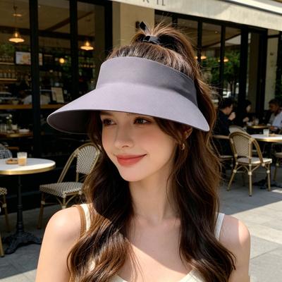Sun Protection Hat Empty Top Design Foldable Outdoor Travel Summer Beach Cap Adjustable UV Protection Sport Sun Hat