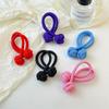 Vitality Girl Dragon Fruit Pink High Ponytail Hair Rope - Thick, Durable Ligature for Sweet Style.