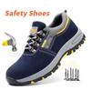Men's Boots Anti Smash Stab Resistant Male Safety Shoes Non Slip Wear Resistant Work Shoes Low Top Men Sneakers