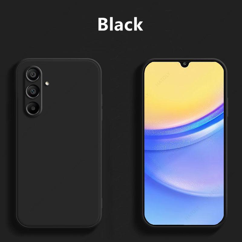For Samsung Galaxy A16 5G Case Cover For Samsung A16 5G Liquid Skin Silicone Bumper Mobile Funda Para Back Cover