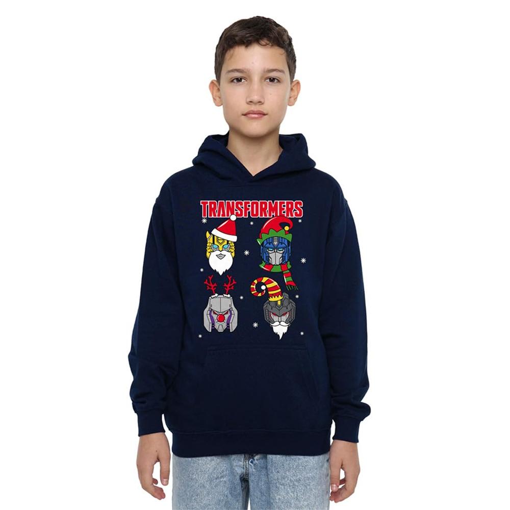 Transformers Childrens/Kids Robot Santa Hoodie