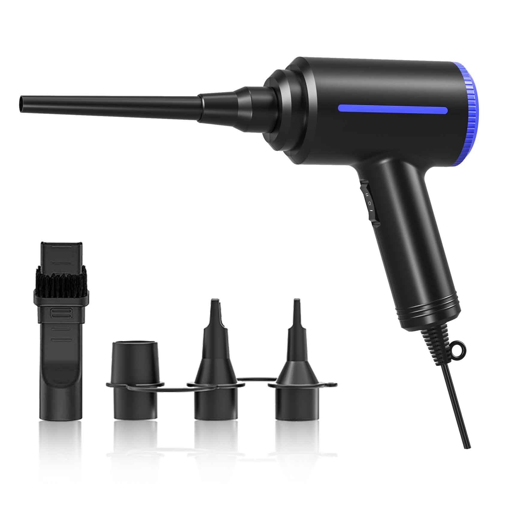 

Электрический воздуходув 500 Вт для очистки компьютера, Пылесос со сжатым воздухом, Баллон со сжатым воздухом, Удобный пылесос для чистки клавиатуры ПК