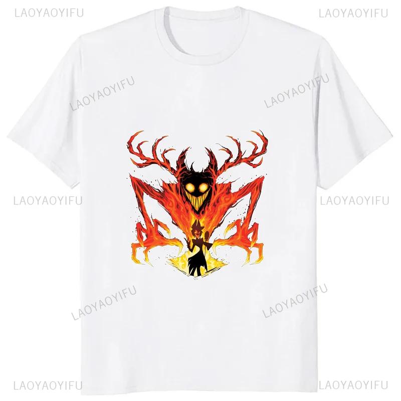 Hot Sale Hazbin Hotels T Shirt Cotton Streetwear Hip Hop ... L