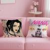 classic anime Nana Cushion Cover Soft  EasyWash Pillow Case  Versatile for Couch Bed Travel and Office