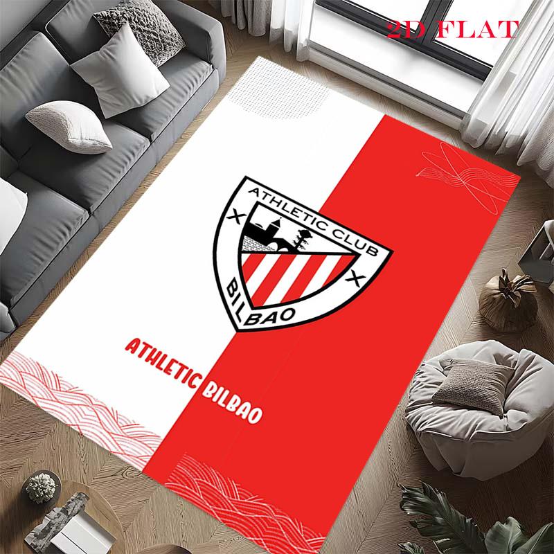 Bilbao logo Carpet Rug for Living Room Bedroom Home Sofa Decoration,Kids play Nonslip Floor Mat