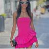 2024 Autumn European & American Women's Fashion Bandeau Dress - Chic and Stylish Design