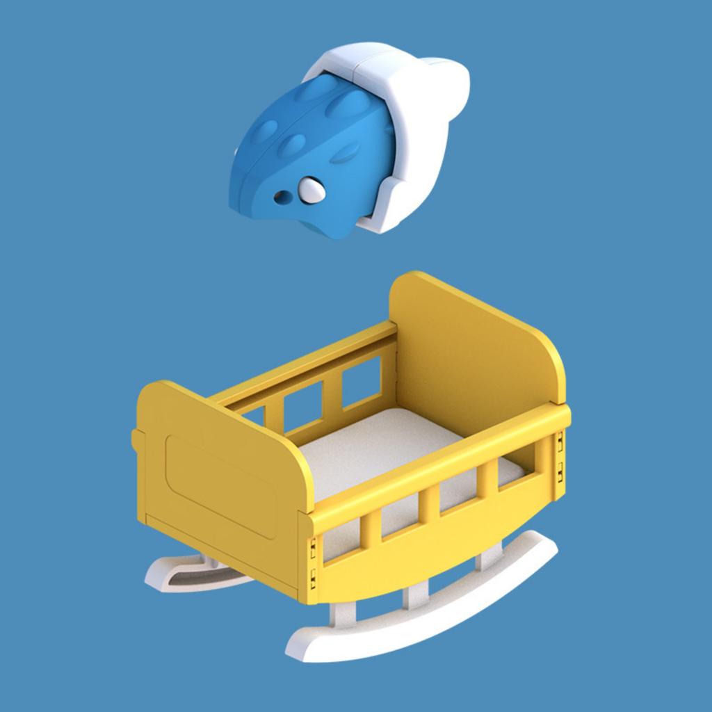 Dinosaur Series Children's Educational, Brain-stimulating, Hands-, Magnetic Assembly Building Block Toy Model