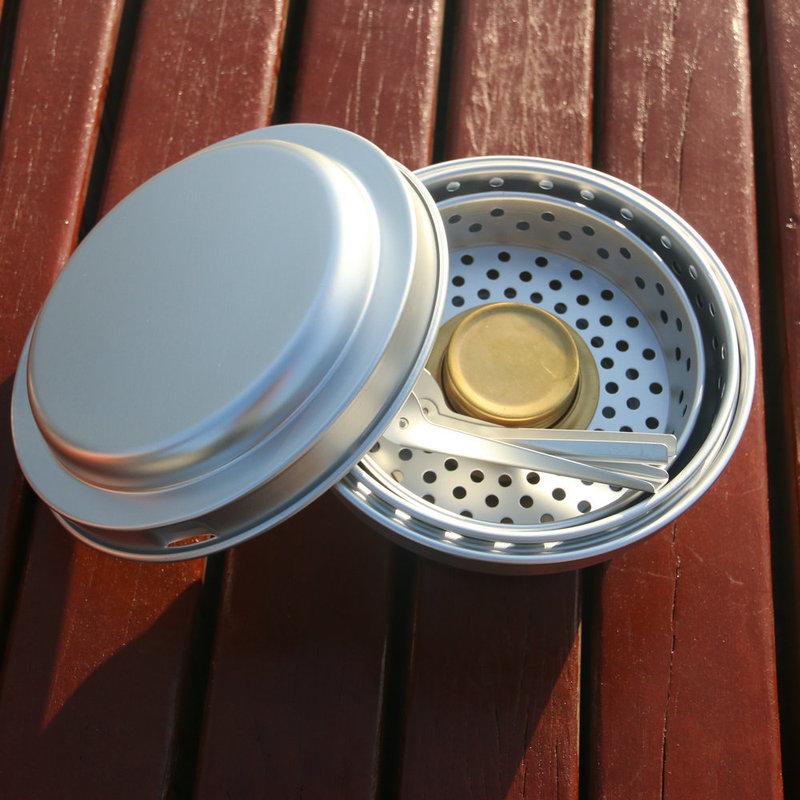 Portable Outdoor Camping Cookware Cooking Picnic Bowl Stove Ultralight Cooker
