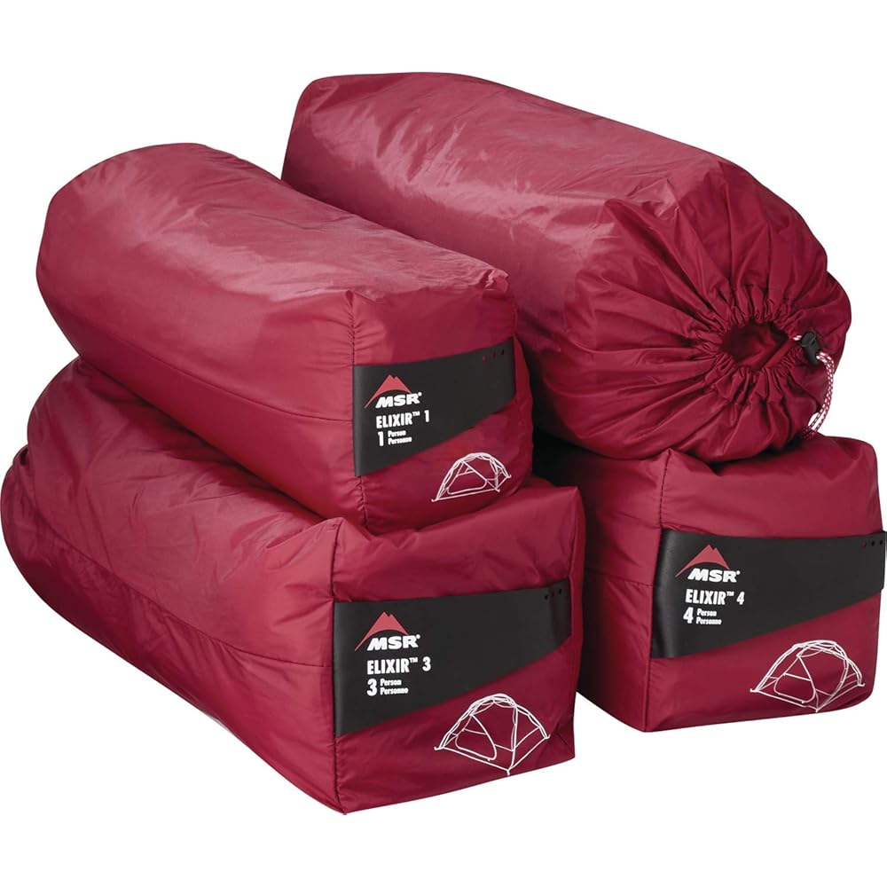 MSR Outdoor Elixir-2 Backpacking Tent (2-Person), Lightweight, with Groundsheet (Footprint), Product Number: 37411 (Official Japanese Product)