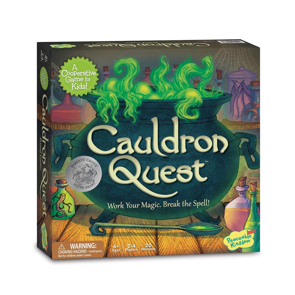 Peaceable Kingdom Cooperative Board Game Cauldron Quest GMC6 Authentic Children's