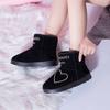 Fashion Soft Ankle Women's Snow Boots Chunky Love Designer Luxury on Offer Plush Warm Fashion 2025 Y2k New Rock Promotion Ladies Shoes