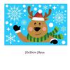 Christmas Static Window Stickers Large Snow Flake Elk PVC Wall Decals Santa Party New Year Home Glass Decor Dress Up Accessories