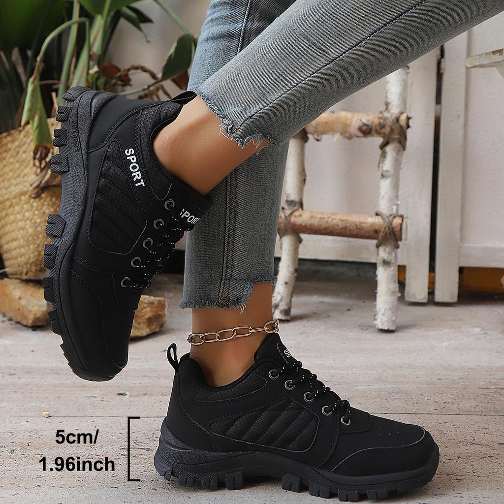 TUINANLE Men's Hiking Boots Comfortable Lace-up Sports Boots Outdoor Hiking Shoes Women Walking Sneakers