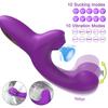 20 Speeds Powerful Dildo Vibrator Female Clit Sucker Vacuum Clitoris Stimulator Mimic Finger Wiggling Adult Sex Toy for Women