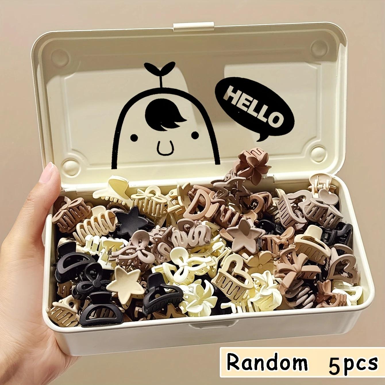 

Beige Hair Pins 5-30Pcs, Non-Slip Small Hair Clips For Women, Mixed Pack For Fine Hair Present Good Gift For Kids Idea