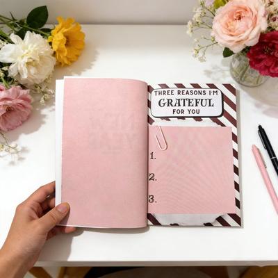 Love Notepad Just A Few Things I Love Message Book Heartfelt Journal for Couples Romantic Gift for Anniversary Valentine's Wedding