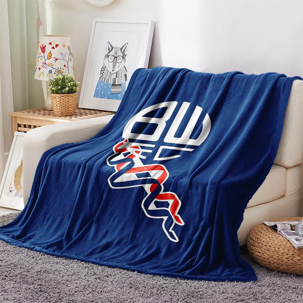 Bolton Wanderers F.C Flannel Blanket, High Quality Comfortable for All Seasons, Home Decor, Warmth and Comfort
