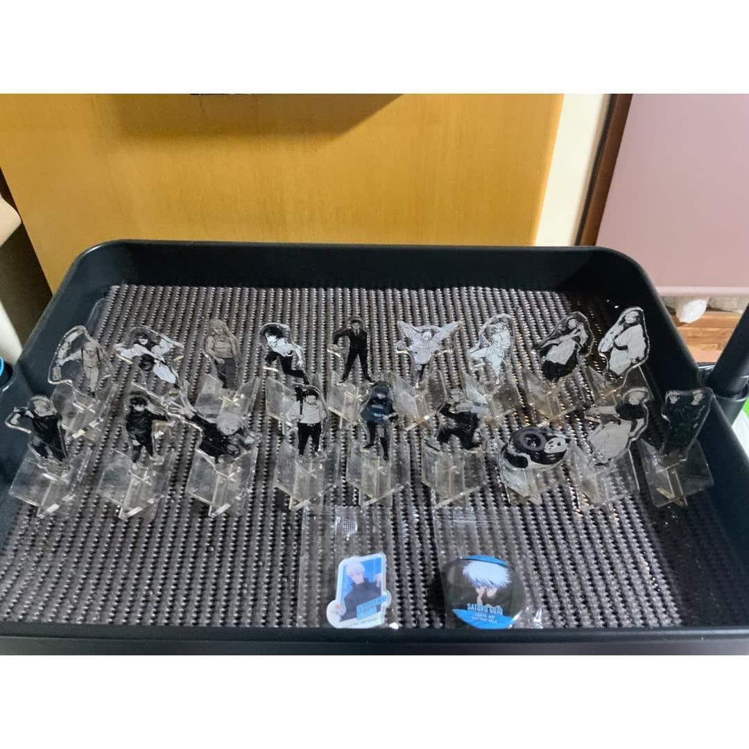 Used Jujutsu Kaisen Exhibition Acrylic Stand 18 Types Set Acrylic X Figure Kurazushi