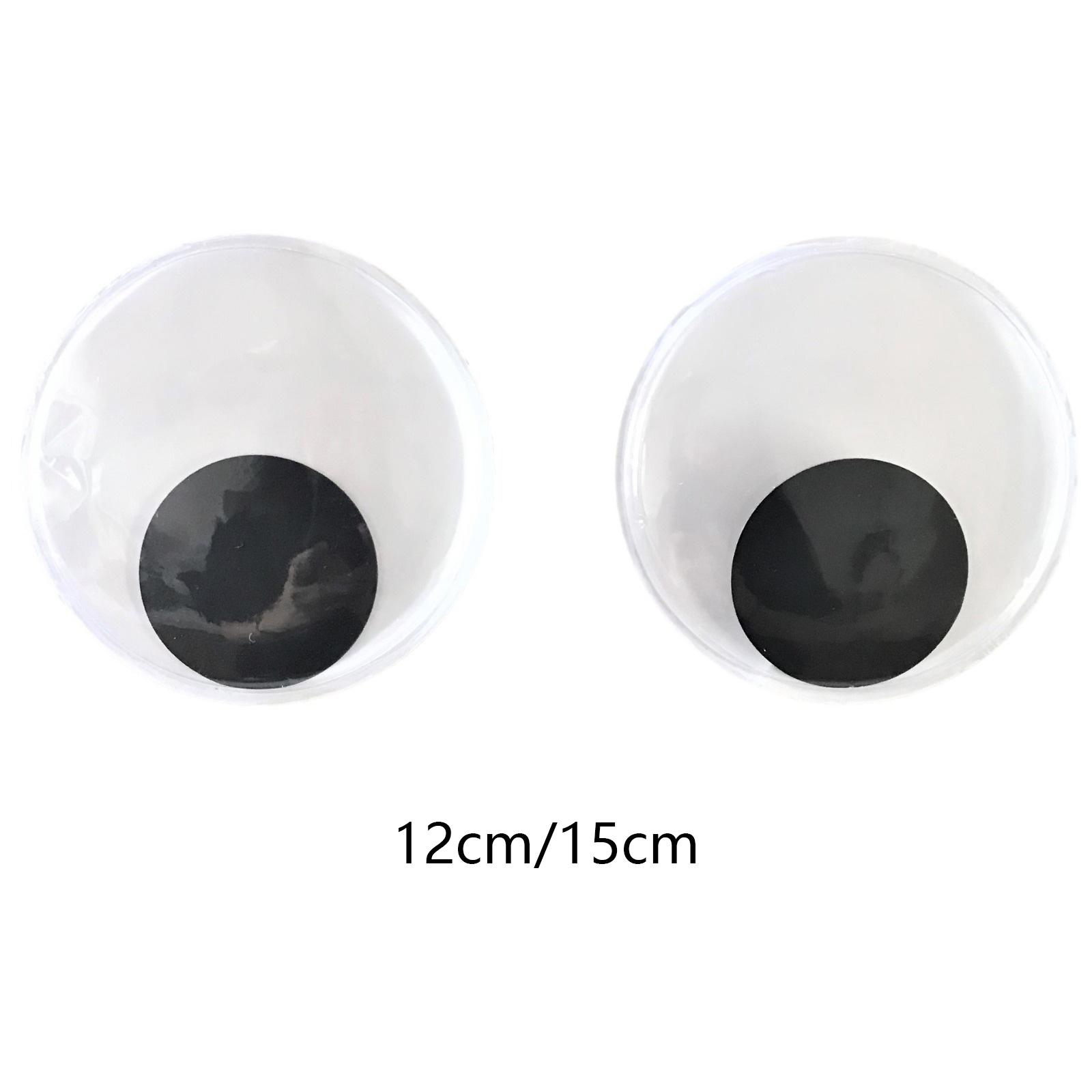 Wiggle Googly Eyes Stick Moving Eyes for Handicrafts Refrigerators Crafts Diameter 12cm