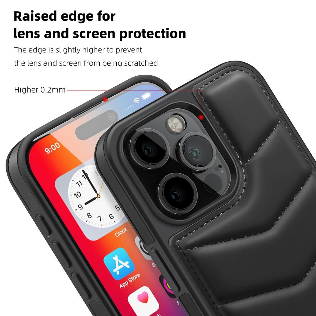 For iPhone 16 Pro Case Compatible with MagSafe RFID Blocking Card Slot Leather Back Cover