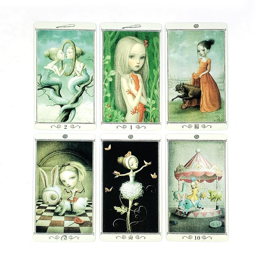 Tarot Cards A 78 Deck English Visions Fate Divination Edition Borad Playing Games Party Games, Christmas and New Year Gifts