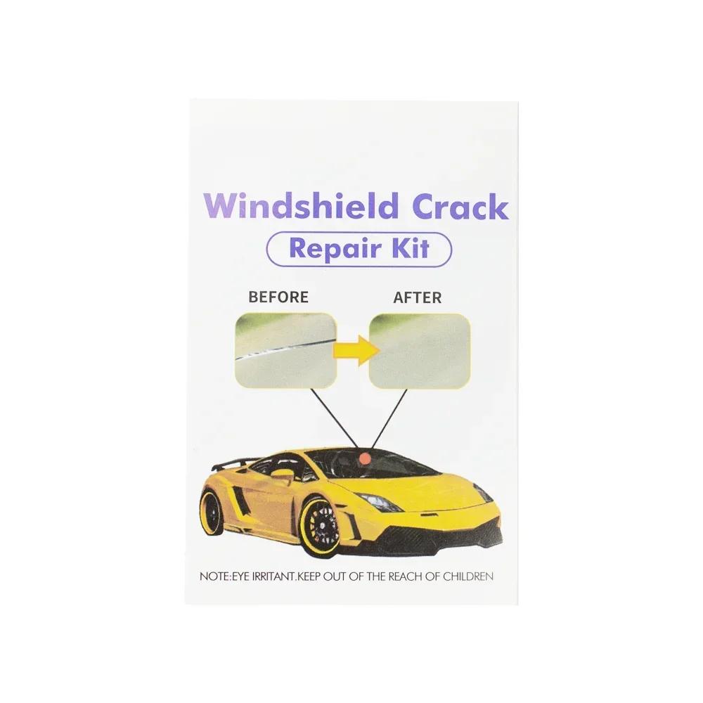 Auto Windschutzscheiben Reparaturset DIY Auto Fensterscheibe Polierharz Versiegelung Schnelle Reparatur Auto Rissiges Glas Windschutzscheiben Reparaturwerkzeugset