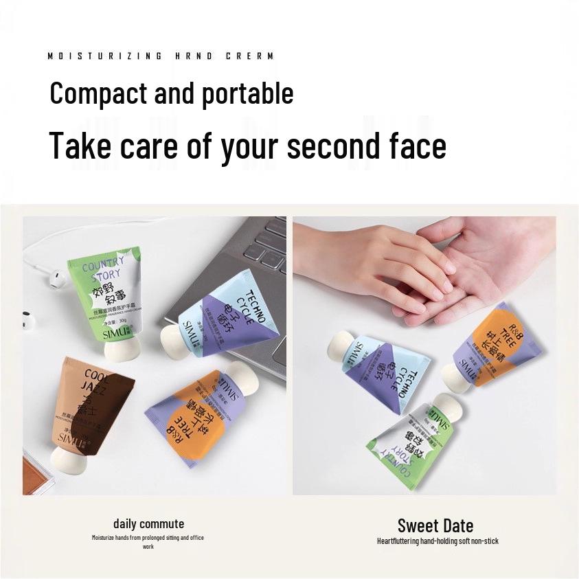 Silk Curtain Hand Cream Gift Set: Autumn/Winter Moisturizing & Hydrating Small Size Creams