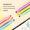 Evidenziatore Fluorescente Deli S605 Colori Pastello per Studenti - Punta Triangolare per Prendere Appunti & Disegno dei Bambini