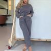 2023 European & American Women's Jumpsuit: Sexy Long Sleeve, Short Sleeve, One-Shoulder, Solid Color, Loose Fit