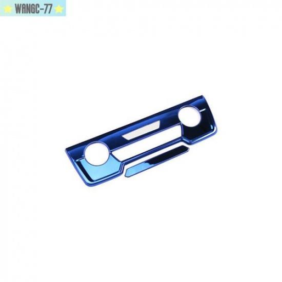 Blue Steel Central Console AC Switch Panel Trim Fit For Honda CRV CR-V 2017-