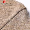 Pierre Cardin Men's 100% Pure Wool 3/4 Sleeve Semi-High Collar Sweater