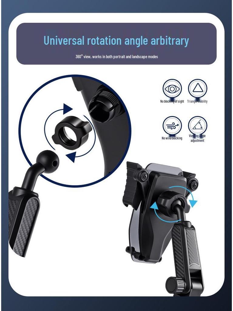 Adjustable Car Cup Holder with Phone Mount & Navigation Bracket