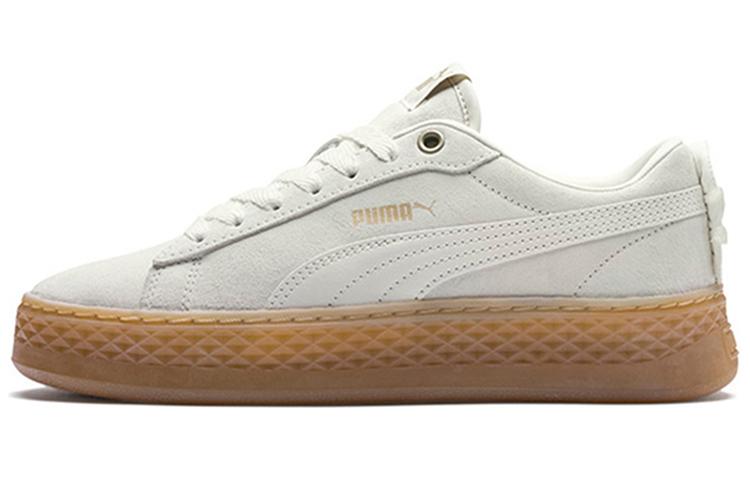 PUMA Smash Platform Frill White Gold Women s 366928-04 39