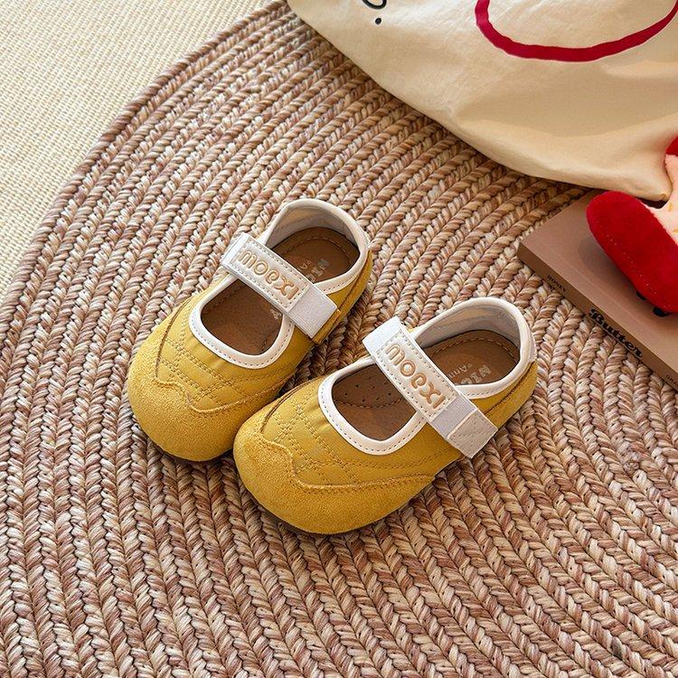 Girls shoes 2025 spring and summer Korean version of children's Mary Jane shoes soft-soled baby princess shoes lightweight single shoes sports shoes
