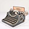 Typewriter Showpiece Decorative Model for Home Office or Study Desk, Retro Design, Perfect Gift for Writers, Collectors History Enthusiasts
