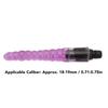 Silicone Muscle Massager Head Replaceable Percussion Head Attachment for Deep Tissue Massage 0.71 To 0.75in Purple