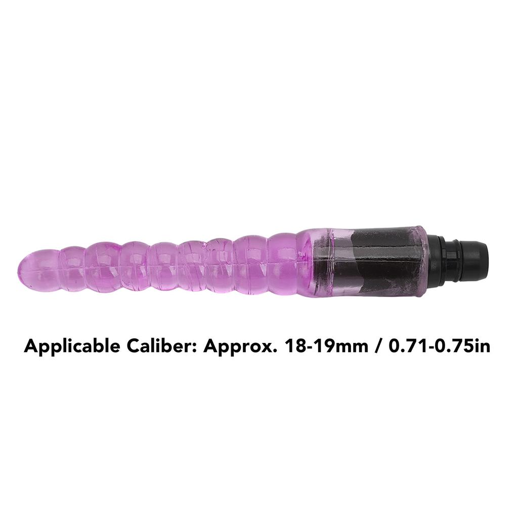 Silicone Muscle Massager Head Replaceable Percussion Head Attachment for Deep Tissue Massage 0.71 To 0.75in Purple