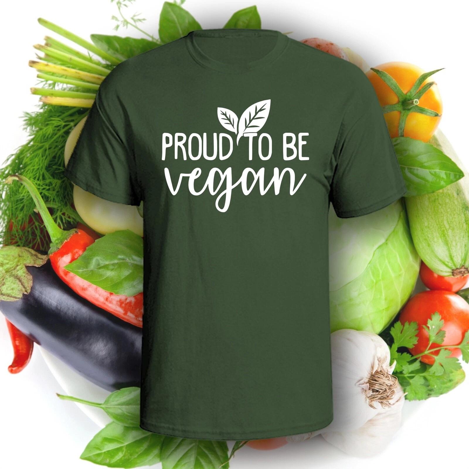 Proud To Be Vegan T-Shirt | Pick Your Color! | Vegan / Vegetarian S