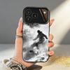 S-Ski S-Schnee Snowboard Ski Handyhülle Für iPhone17 16 15 14 13 12 Pro Max Grau Schwarz Matt Laser Metallisch Aurora Funda